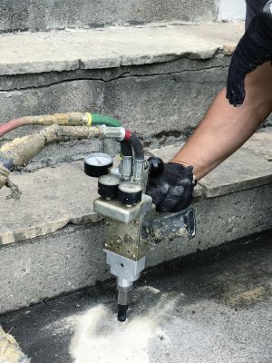 Patio Leveling Technique